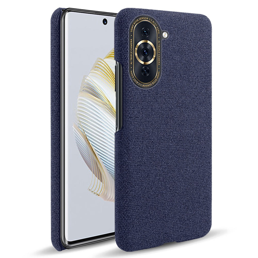 For Huawei nova 10 4G Lightweight Phone Case Solid Color Cloth Fabric Drop-proof Phone Cover