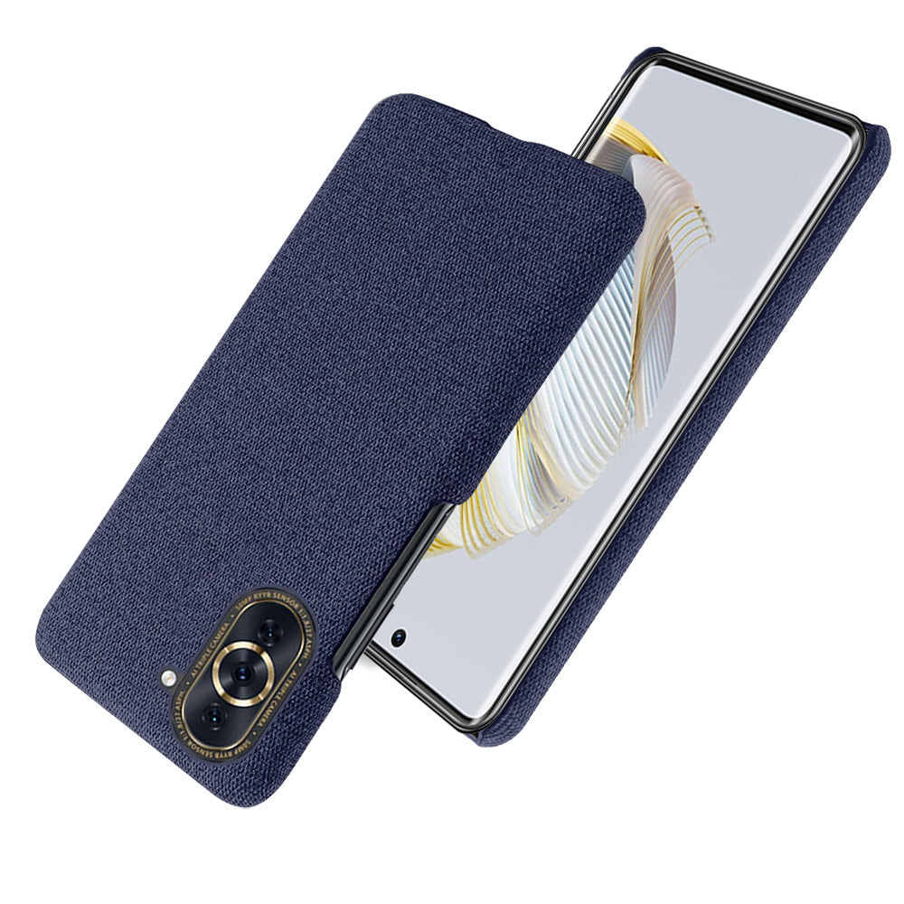 For Huawei nova 10 4G Lightweight Phone Case Solid Color Cloth Fabric Drop-proof Phone Cover