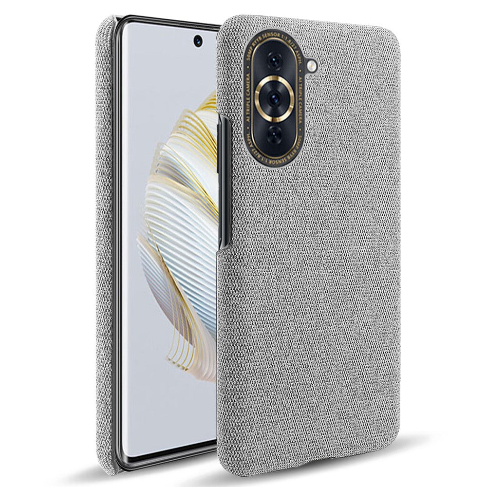 For Huawei nova 10 4G Lightweight Phone Case Solid Color Cloth Fabric Drop-proof Phone Cover