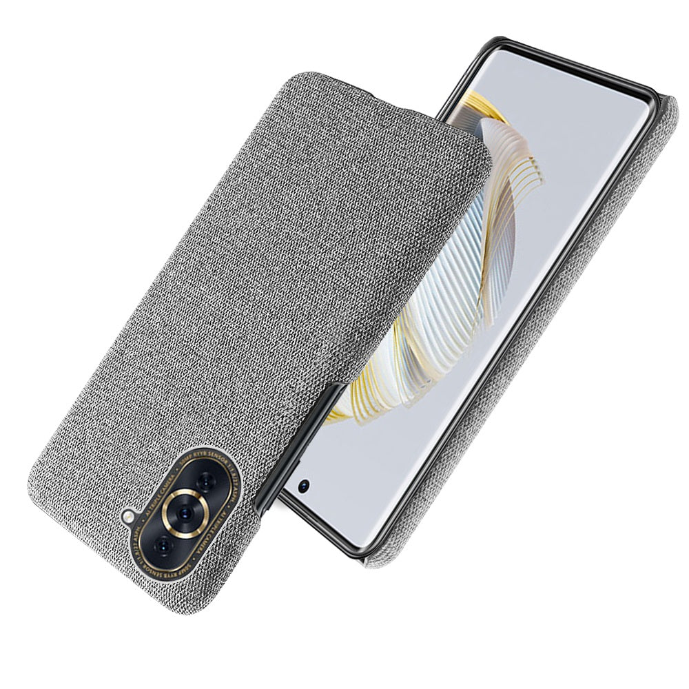 For Huawei nova 10 4G Lightweight Phone Case Solid Color Cloth Fabric Drop-proof Phone Cover