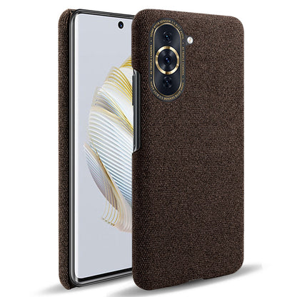 For Huawei nova 10 4G Lightweight Phone Case Solid Color Cloth Fabric Drop-proof Phone Cover