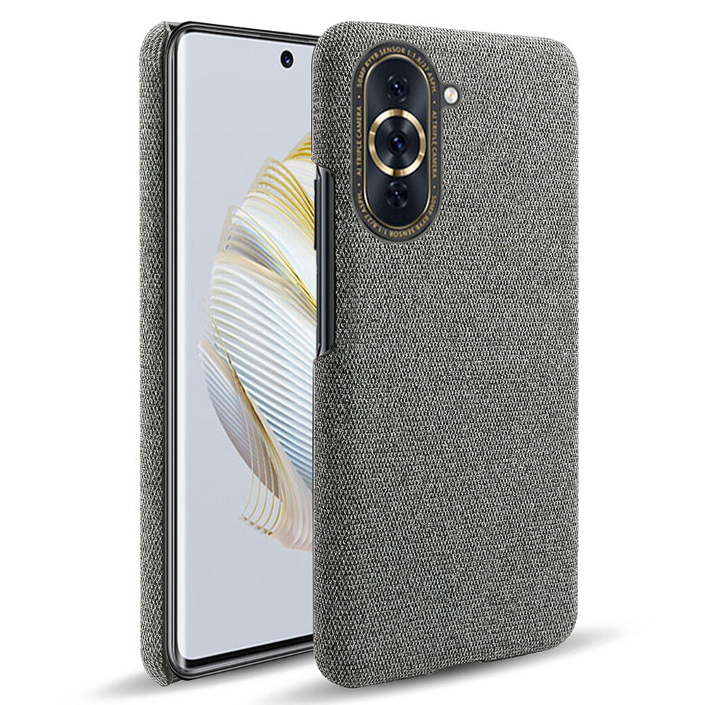 For Huawei nova 10 Pro 4G Solid Color Phone Case Scratch-resistant Cloth Texture Protective Cover