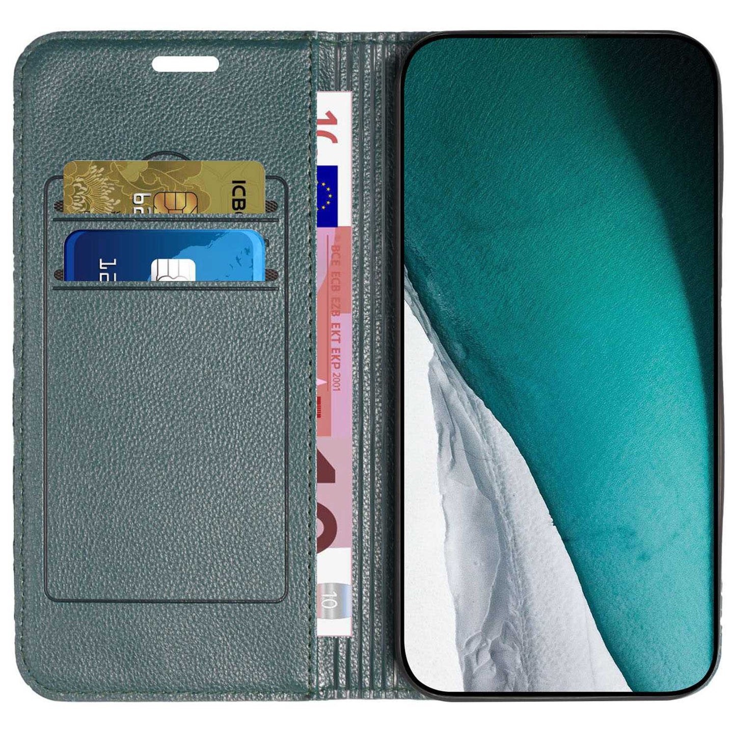 RFID Blocking Phone Case for Samsung Galaxy A73 5G, Magnetic Auto-absorbed Litchi Texture PU Leather Rhombus Embossing Cellphone Cover with Stand Wallet