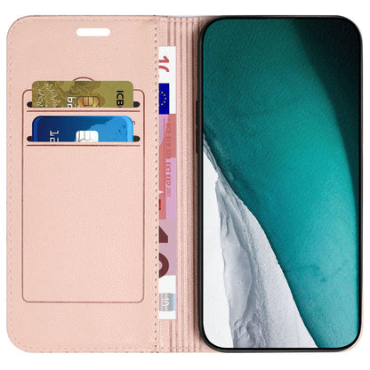 RFID Blocking Phone Case for Samsung Galaxy A73 5G, Magnetic Auto-absorbed Litchi Texture PU Leather Rhombus Embossing Cellphone Cover with Stand Wallet