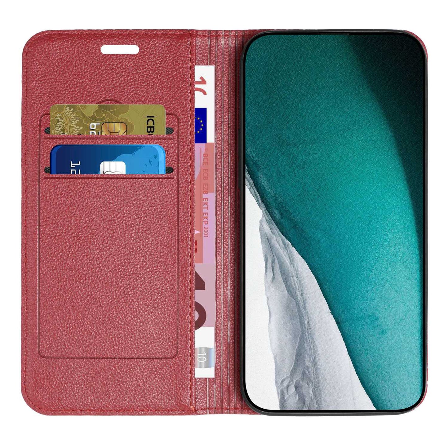 For Samsung Galaxy A52 4G / 5G / A52s 5G RFID Blocking Phone Case, Magnetic Auto-absorbed Litchi Texture PU Leather Bump Proof Rhombus Embossment Cellphone Cover with Stand Wallet