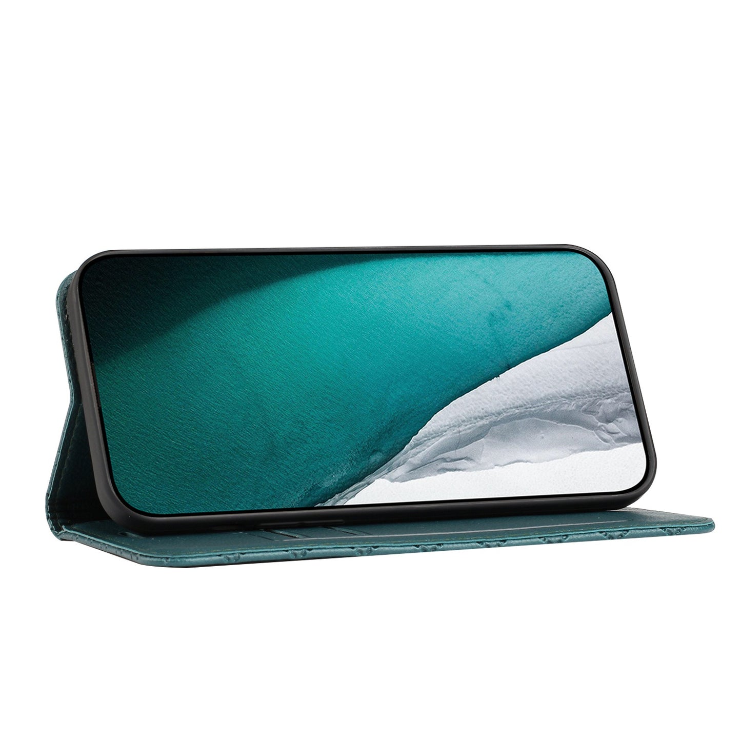For Samsung Galaxy A52 4G / 5G / A52s 5G RFID Blocking Phone Case, Magnetic Auto-absorbed Litchi Texture PU Leather Bump Proof Rhombus Embossment Cellphone Cover with Stand Wallet