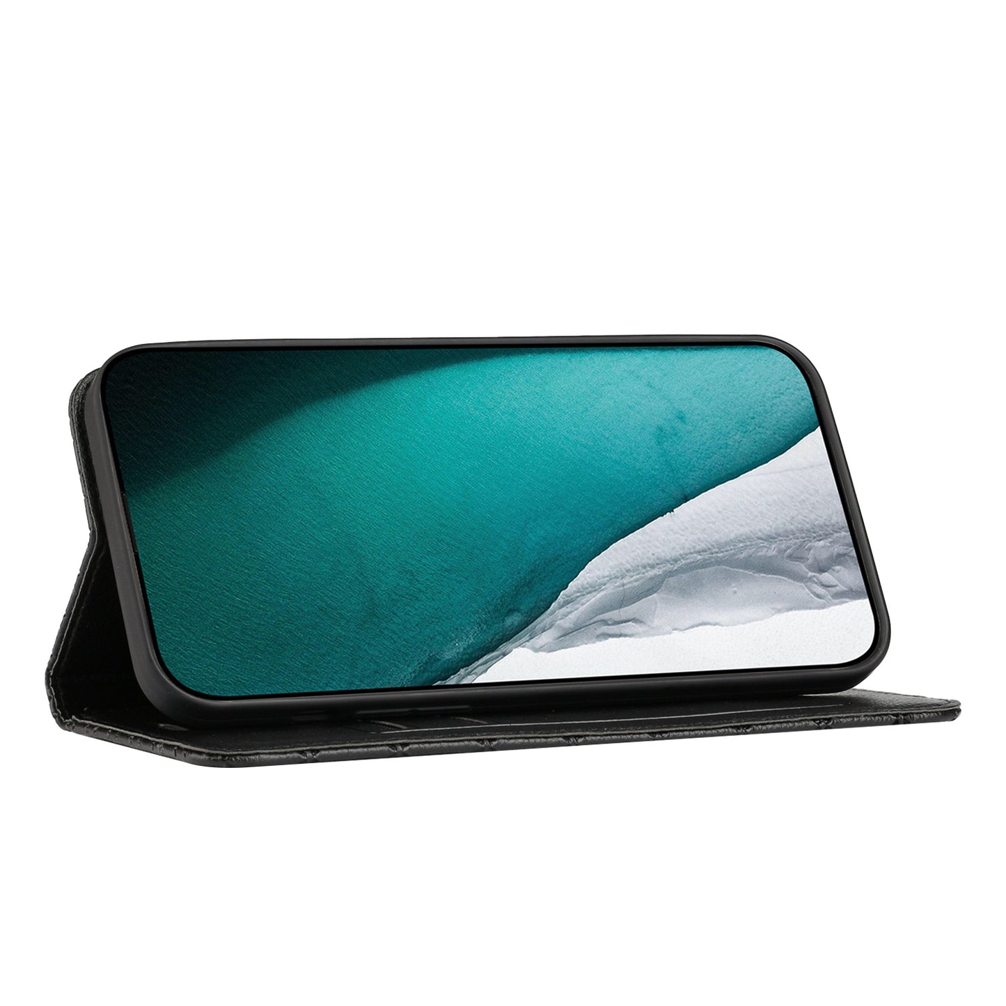 For Samsung Galaxy A52 4G / 5G / A52s 5G RFID Blocking Phone Case, Magnetic Auto-absorbed Litchi Texture PU Leather Bump Proof Rhombus Embossment Cellphone Cover with Stand Wallet