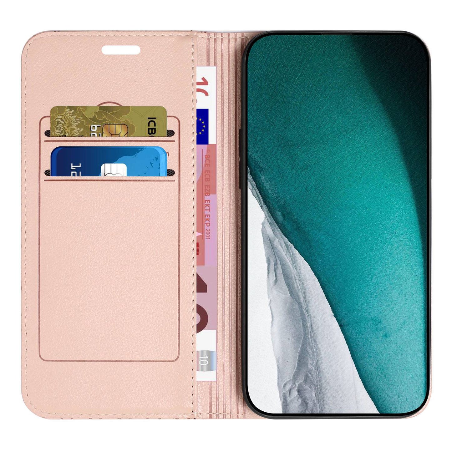 For Samsung Galaxy A52 4G / 5G / A52s 5G RFID Blocking Phone Case, Magnetic Auto-absorbed Litchi Texture PU Leather Bump Proof Rhombus Embossment Cellphone Cover with Stand Wallet