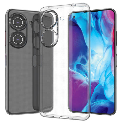 For Asus Zenfone 9 5G Super Clear TPU Phone Case Ultra-thin Anti-dust Phone Protective Shell
