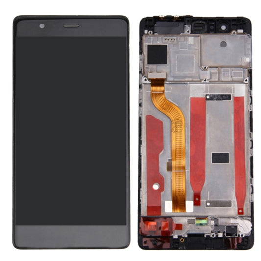 For Huawei P9 Grade C LCD Screen and Digitizer Assembly + Frame (without Logo)