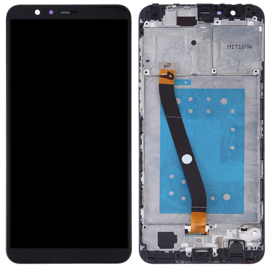 For Huawei Honor 7X Grade C LCD Screen and Digitizer Assembly + Frame Replacement Part (without Logo)