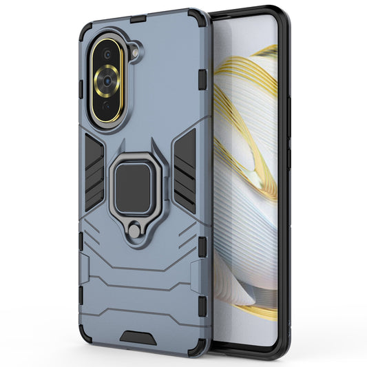 For Huawei nova 10 Pro 4G Ring Holder Kickstand Phone Case Well-protected PC + TPU Protective Cover