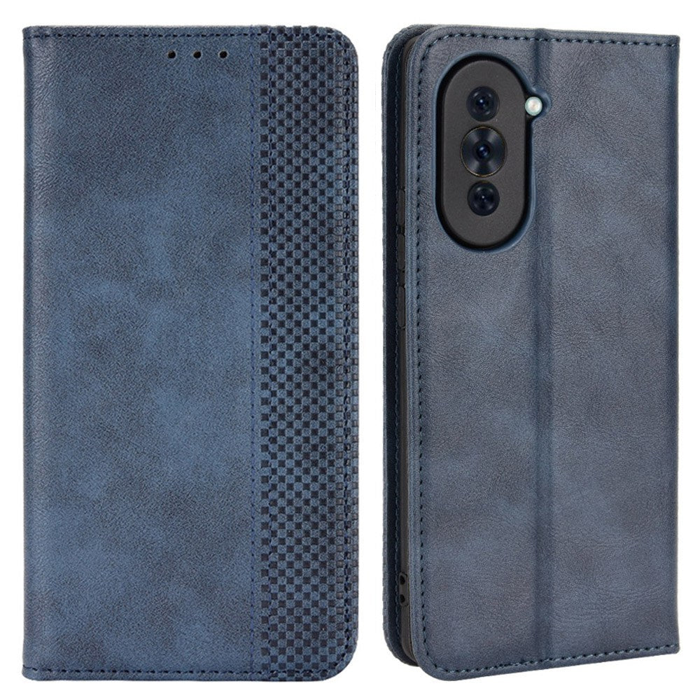 For Huawei nova 10 4G Flip Auto Closing Magnetic Retro PU Leather Wallet Case Stand Function Phone Shell Cover