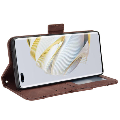 For Huawei nova 10 4G Multiple Card Slots Wallet Case PU Leather Stand Feature Magnetic Clasp Shockproof Shell