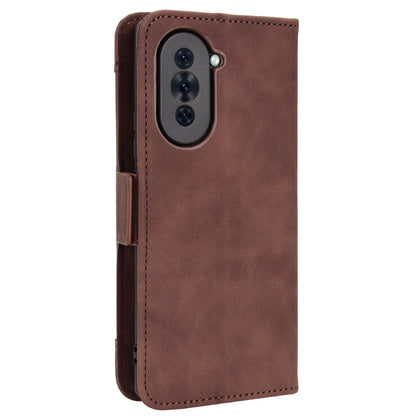 For Huawei nova 10 4G Multiple Card Slots Wallet Case PU Leather Stand Feature Magnetic Clasp Shockproof Shell