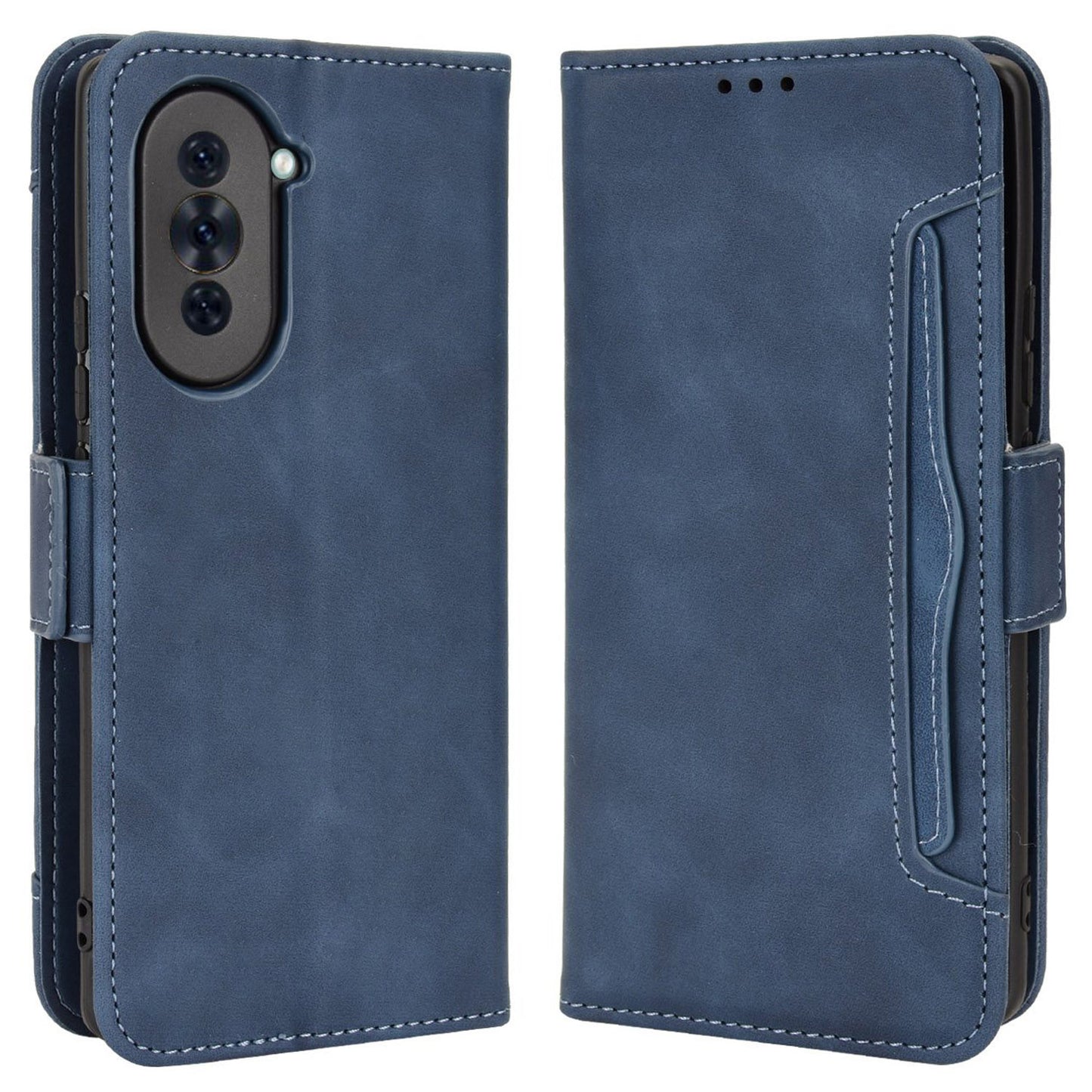 For Huawei nova 10 4G Multiple Card Slots Wallet Case PU Leather Stand Feature Magnetic Clasp Shockproof Shell