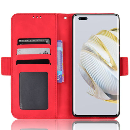 For Huawei nova 10 4G Multiple Card Slots Wallet Case PU Leather Stand Feature Magnetic Clasp Shockproof Shell