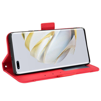 For Huawei nova 10 4G Multiple Card Slots Wallet Case PU Leather Stand Feature Magnetic Clasp Shockproof Shell