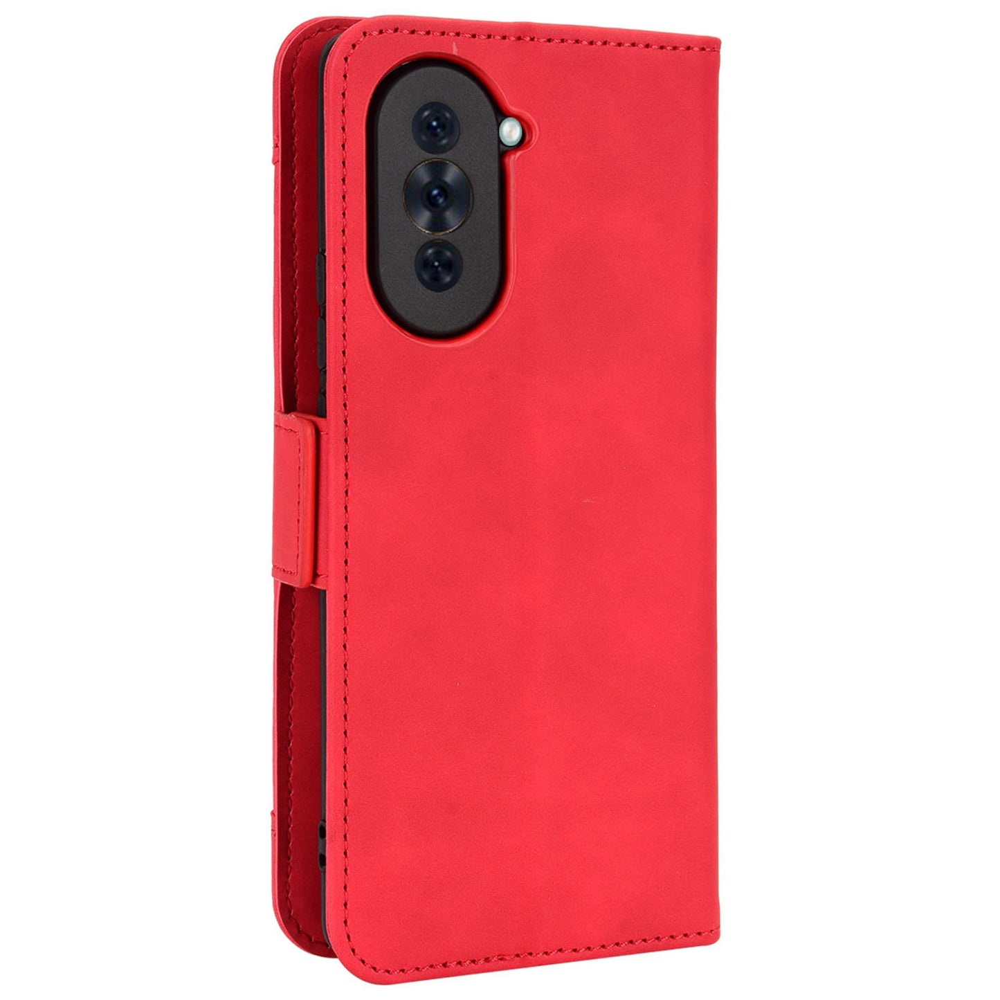 For Huawei nova 10 4G Multiple Card Slots Wallet Case PU Leather Stand Feature Magnetic Clasp Shockproof Shell
