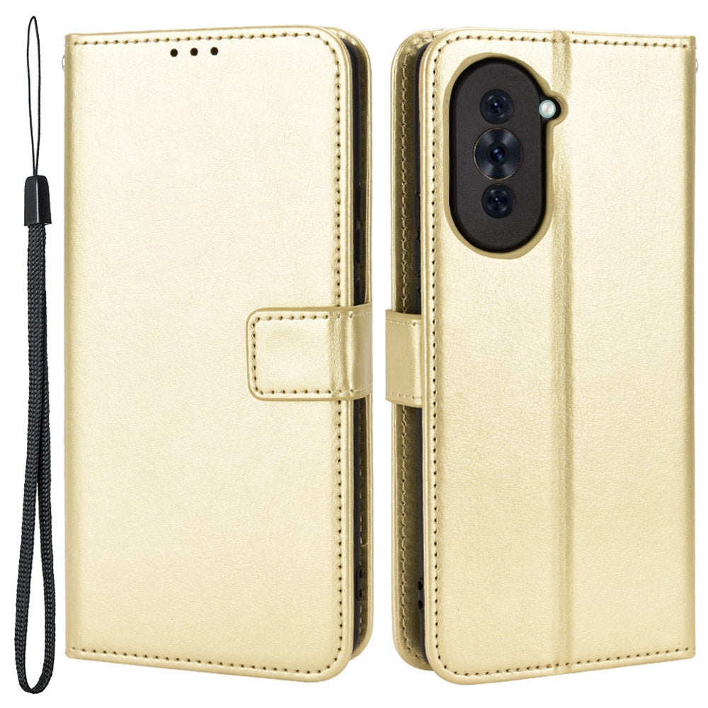 For Huawei nova 10 Pro 4G Cell Phone Wallet Case Crazy Horse Texture PU Leather Stand Cover Protective Shell