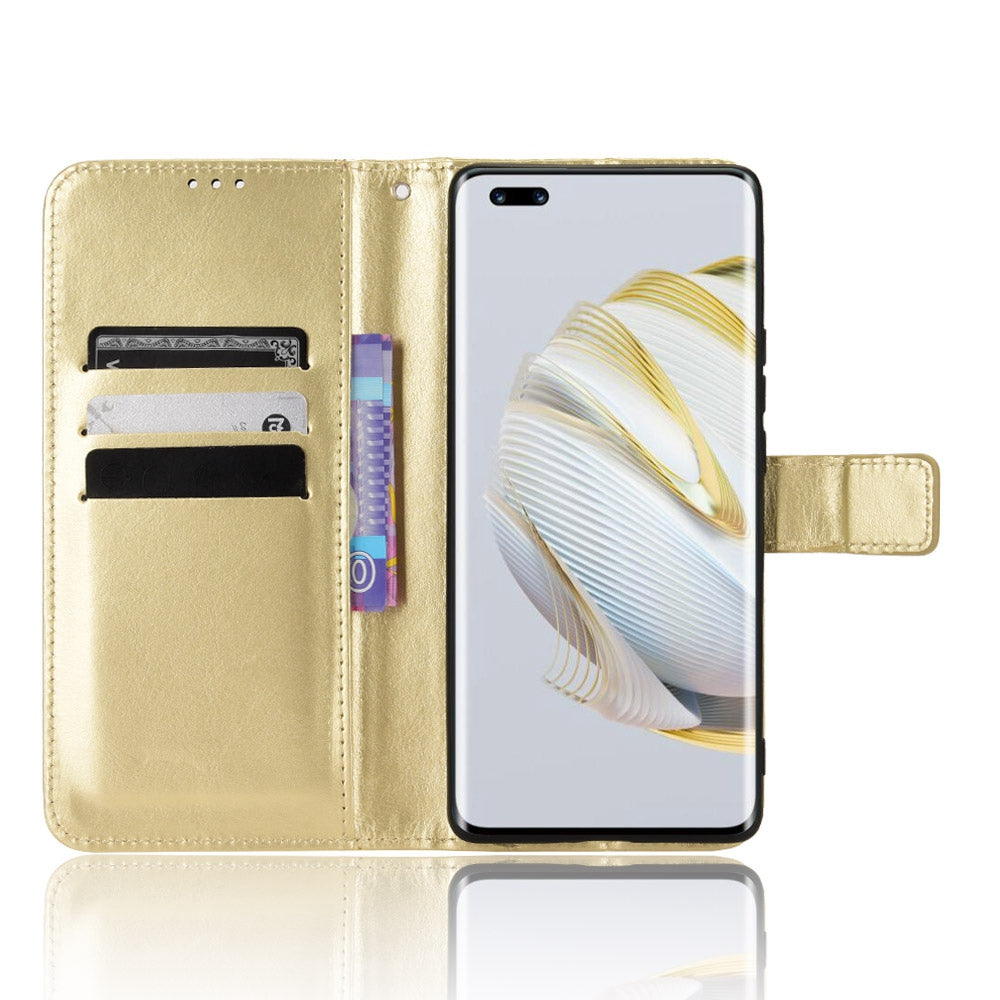 For Huawei nova 10 Pro 4G Cell Phone Wallet Case Crazy Horse Texture PU Leather Stand Cover Protective Shell