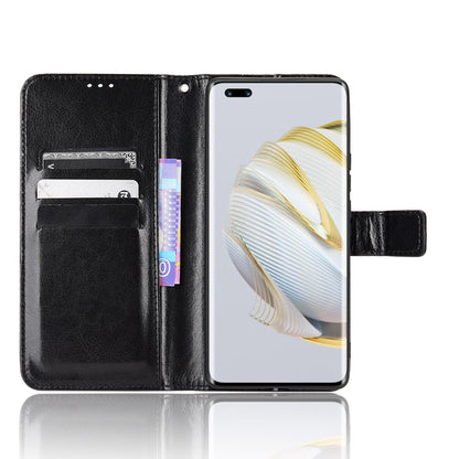 For Huawei nova 10 Pro 4G Cell Phone Wallet Case Crazy Horse Texture PU Leather Stand Cover Protective Shell
