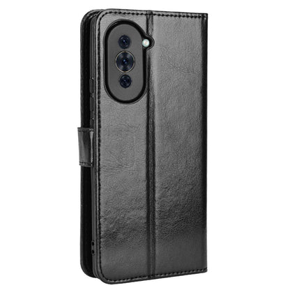 For Huawei nova 10 Pro 4G Cell Phone Wallet Case Crazy Horse Texture PU Leather Stand Cover Protective Shell