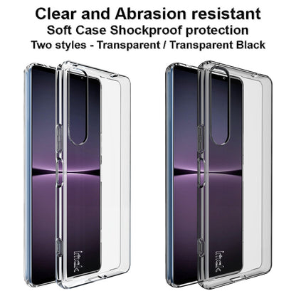 IMAK UX-5 Series for Sony Xperia 1 IV 5G Soft TPU Shock Absorption Protective Phone Case Raised Bezel Design Scratch Resistant Phone Covering Shell
