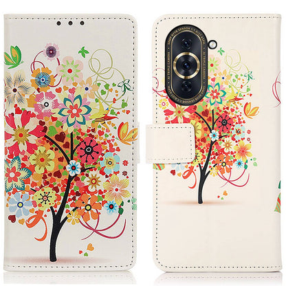 For Huawei nova 10 Pro 4G PU Leather Wallet Stand Case Pattern Printing Magnetic Closure Cover