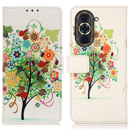 For Huawei nova 10 Pro 4G PU Leather Wallet Stand Case Pattern Printing Magnetic Closure Cover
