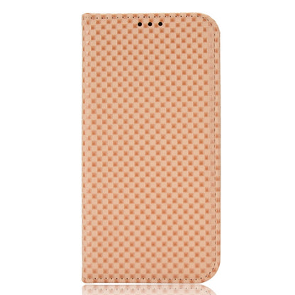 For iPhone 13 Pro 6.1 inch Grid Texture PU Leather Stand Case Magnetic Auto-absorbed Cell Phone Wallet Cover