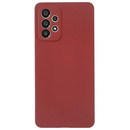 For Samsung Galaxy A73 5G Double-Sided Matte Soft TPU Phone Cover Anti-fingerprint Anti-scratch Back Case