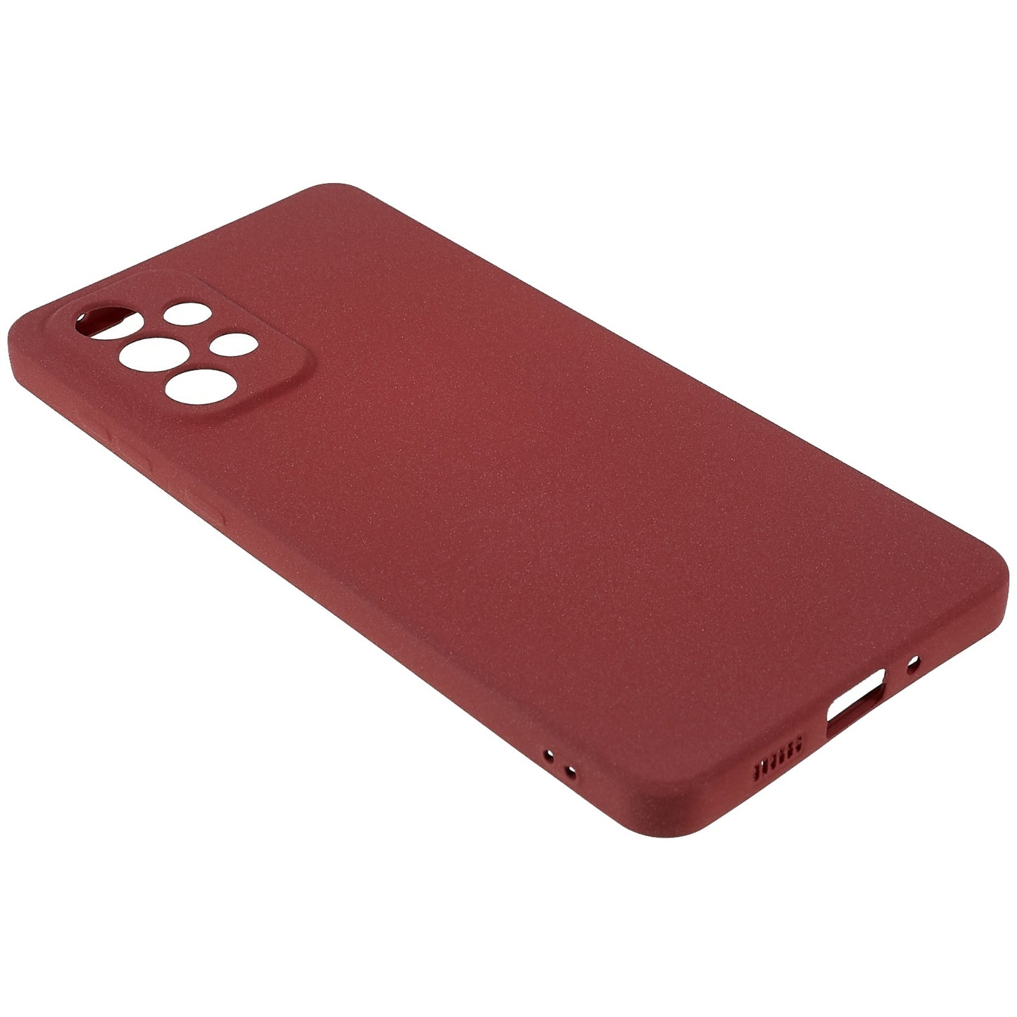 For Samsung Galaxy A73 5G Double-Sided Matte Soft TPU Phone Cover Anti-fingerprint Anti-scratch Back Case