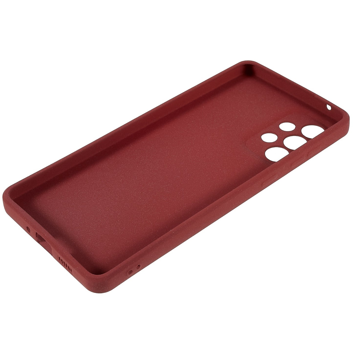 For Samsung Galaxy A73 5G Double-Sided Matte Soft TPU Phone Cover Anti-fingerprint Anti-scratch Back Case