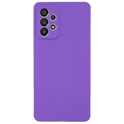 For Samsung Galaxy A73 5G Double-Sided Matte Soft TPU Phone Cover Anti-fingerprint Anti-scratch Back Case
