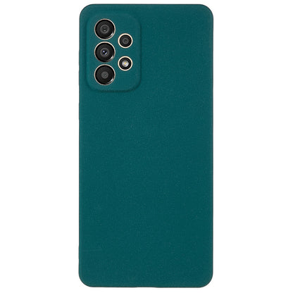 For Samsung Galaxy A73 5G Double-Sided Matte Soft TPU Phone Cover Anti-fingerprint Anti-scratch Back Case