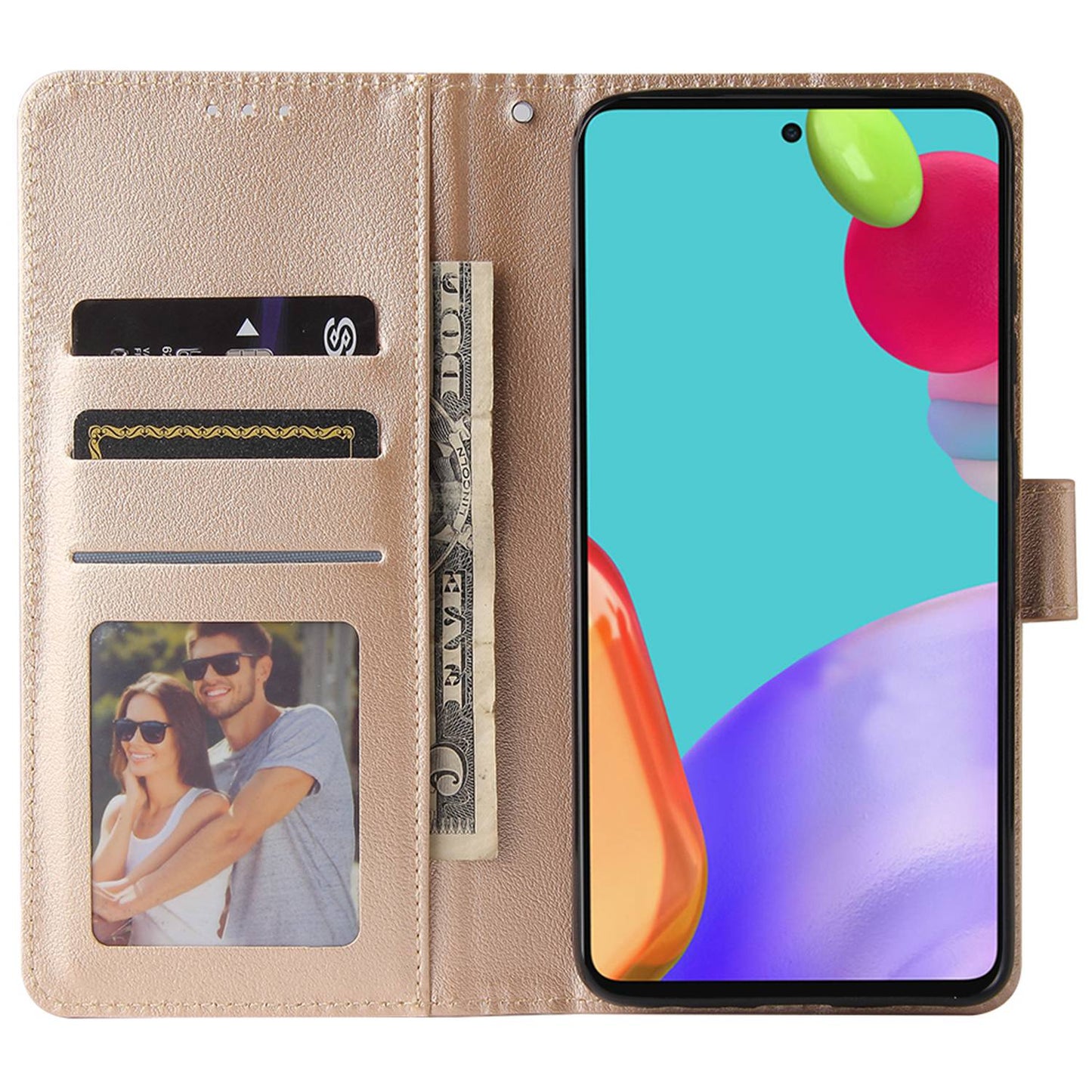 For Samsung Galaxy A52 4G / 5G / A52s 5G Stand Wallet PU Leather Phone Cover Soft Inner TPU Case