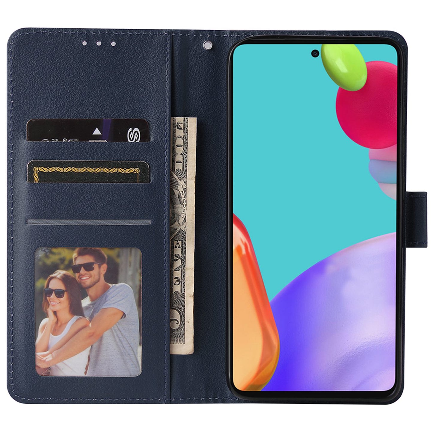 For Samsung Galaxy A52 4G / 5G / A52s 5G Stand Wallet PU Leather Phone Cover Soft Inner TPU Case