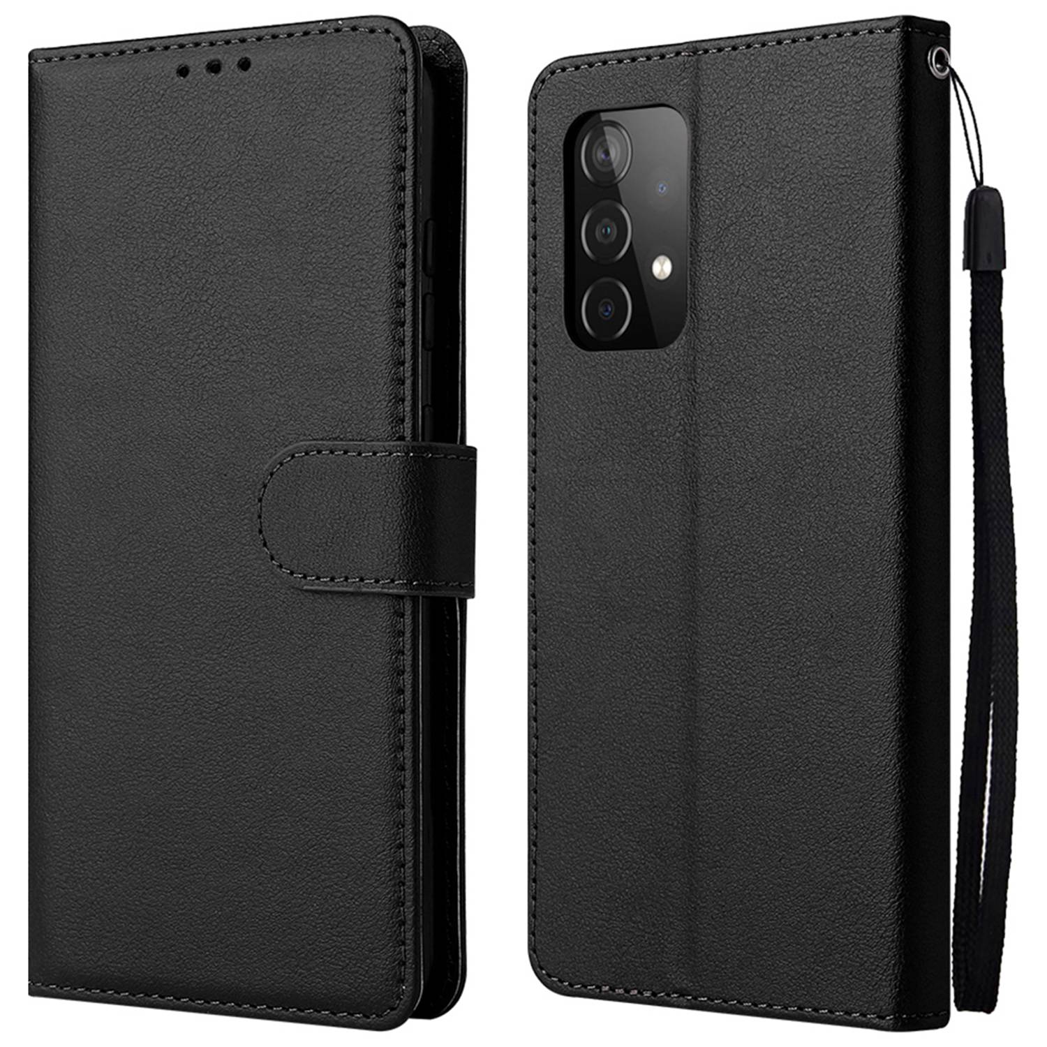 For Samsung Galaxy A52 4G / 5G / A52s 5G Stand Wallet PU Leather Phone Cover Soft Inner TPU Case