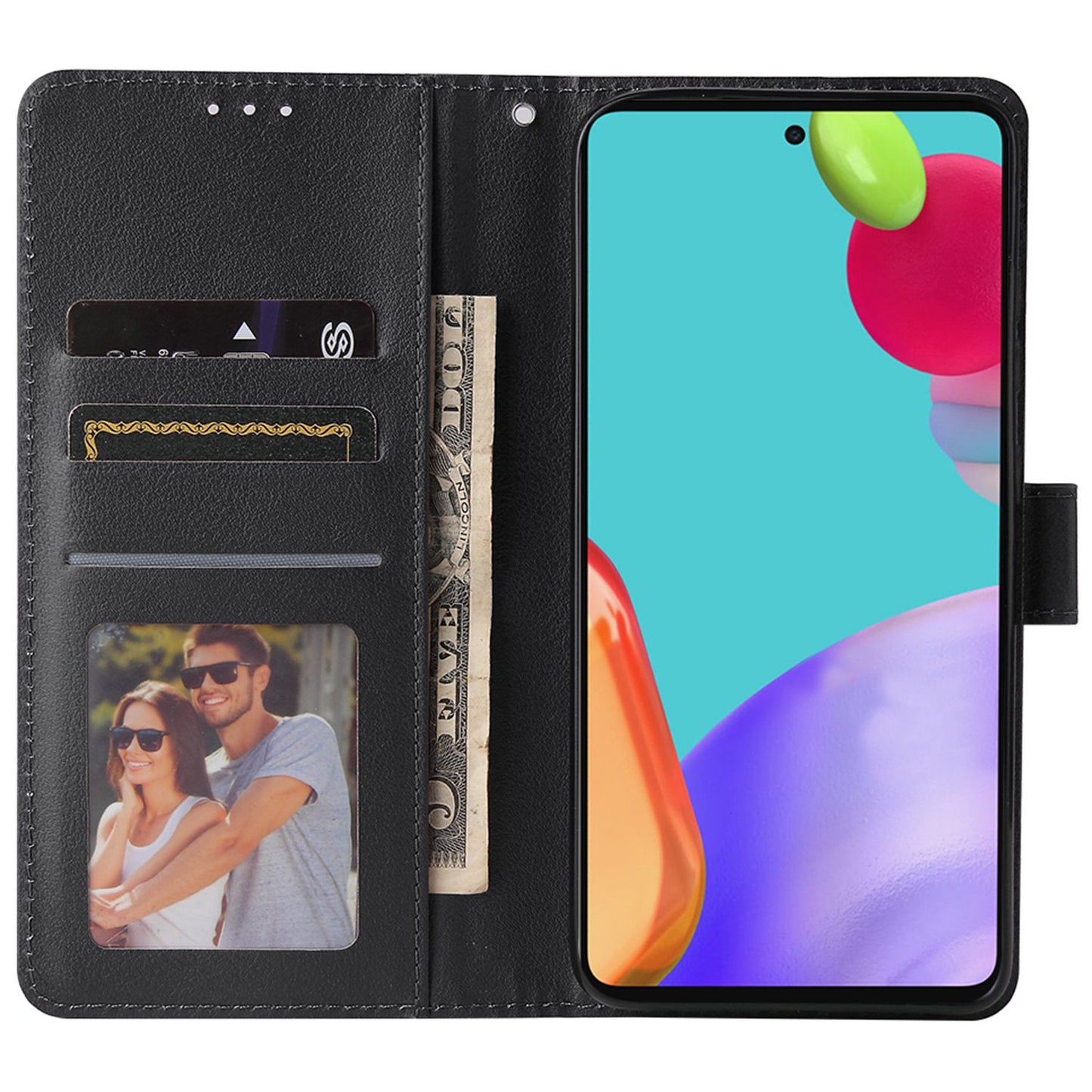 For Samsung Galaxy A52 4G / 5G / A52s 5G Stand Wallet PU Leather Phone Cover Soft Inner TPU Case