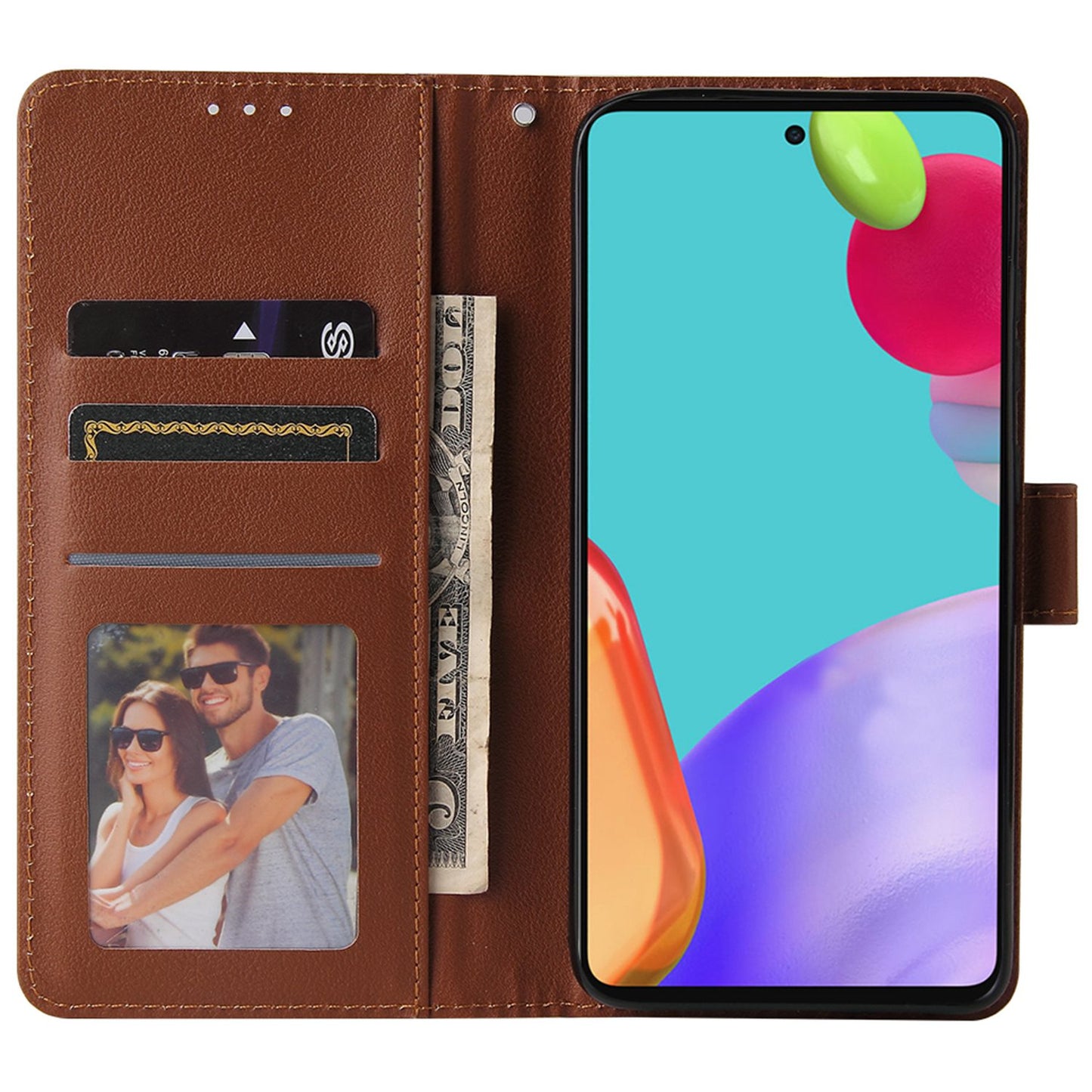 For Samsung Galaxy A52 4G / 5G / A52s 5G Stand Wallet PU Leather Phone Cover Soft Inner TPU Case