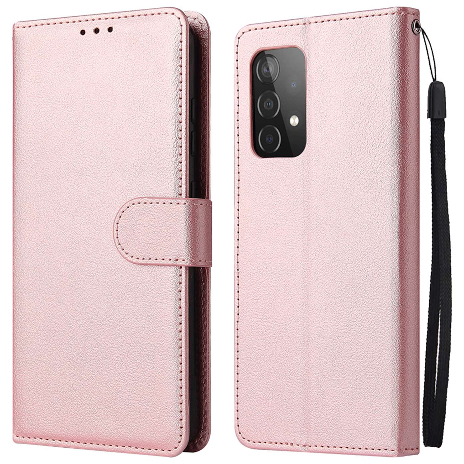 For Samsung Galaxy A52 4G / 5G / A52s 5G Stand Wallet PU Leather Phone Cover Soft Inner TPU Case