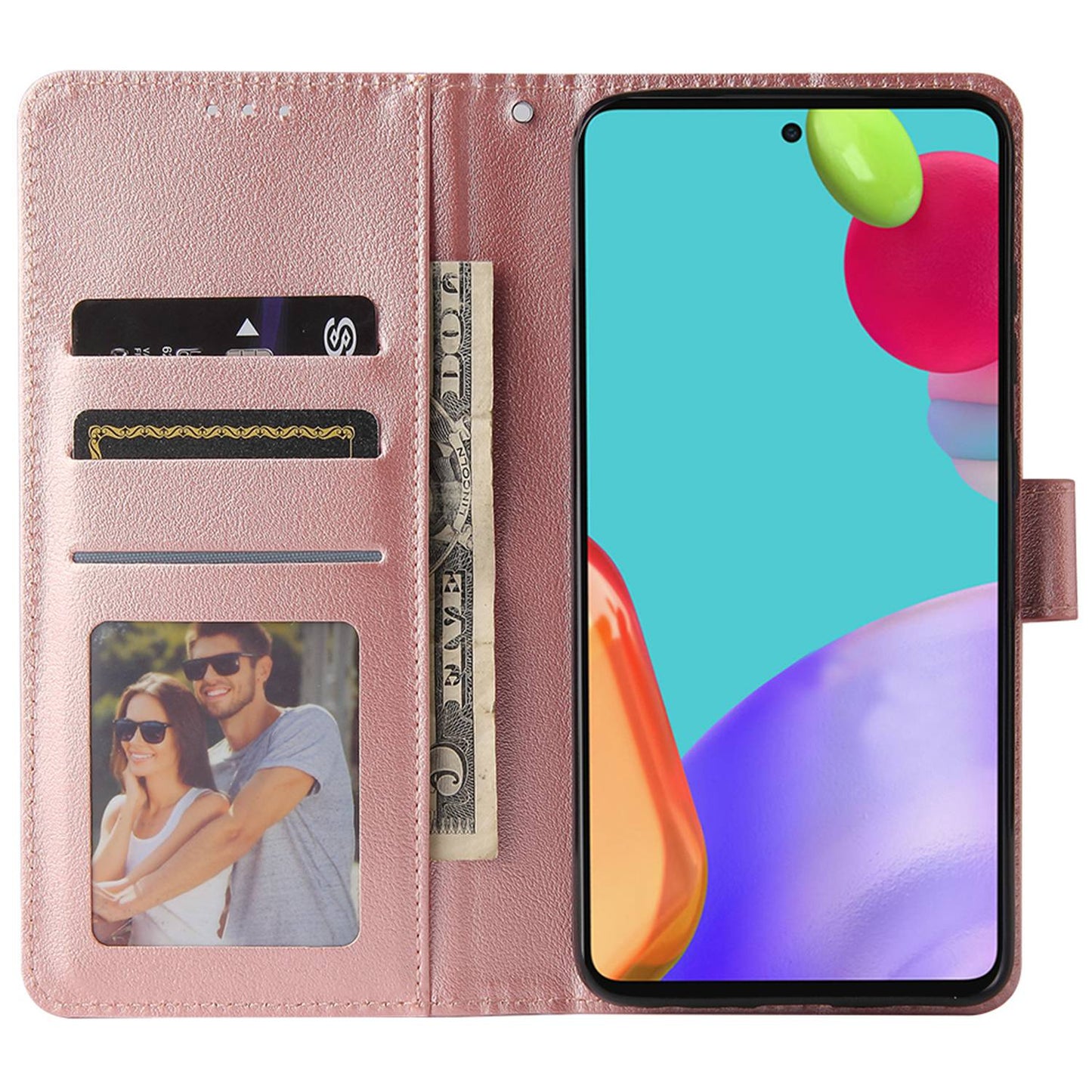 For Samsung Galaxy A52 4G / 5G / A52s 5G Stand Wallet PU Leather Phone Cover Soft Inner TPU Case