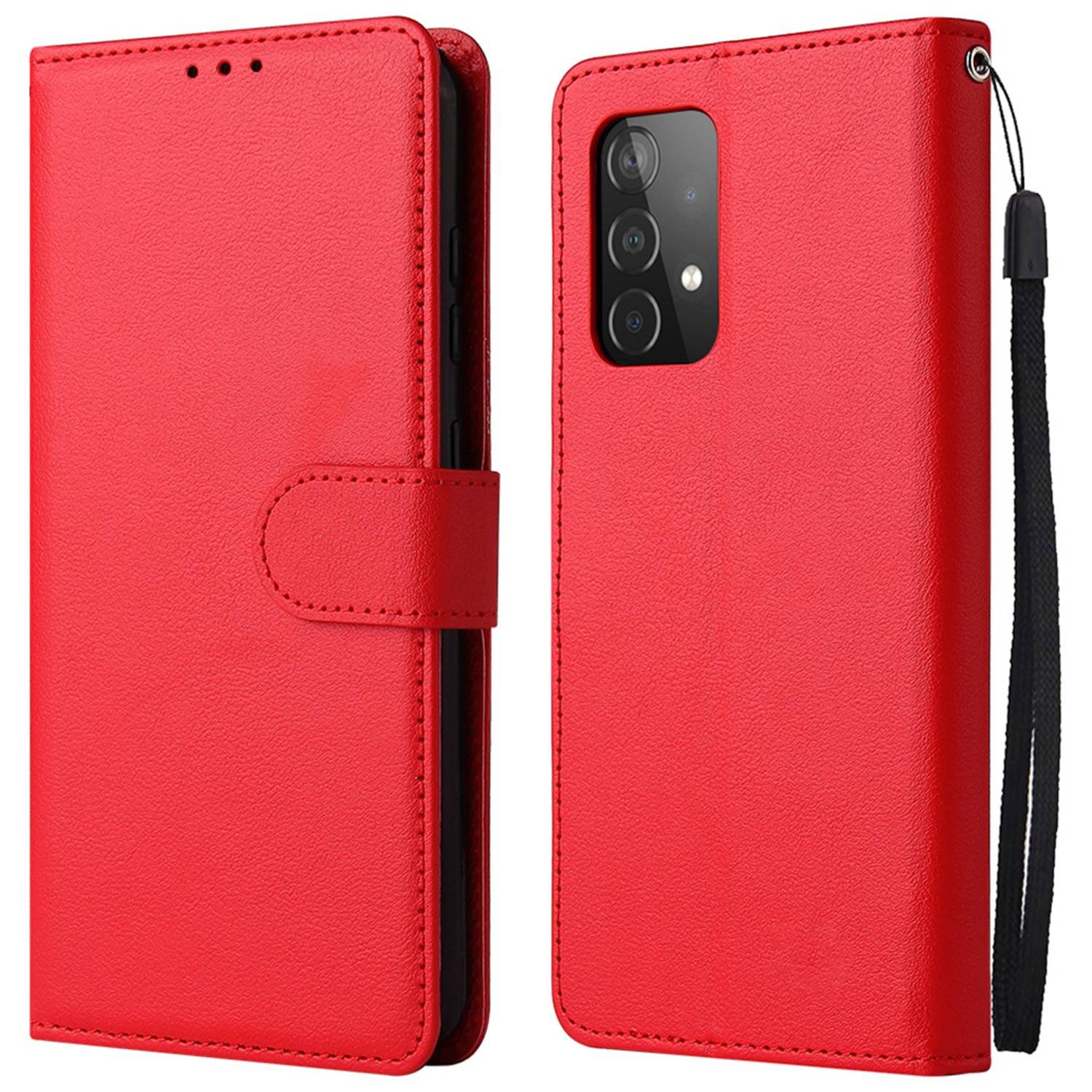 For Samsung Galaxy A52 4G / 5G / A52s 5G Stand Wallet PU Leather Phone Cover Soft Inner TPU Case