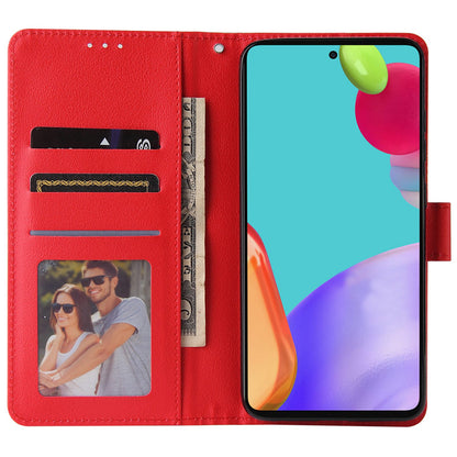 For Samsung Galaxy A52 4G / 5G / A52s 5G Stand Wallet PU Leather Phone Cover Soft Inner TPU Case