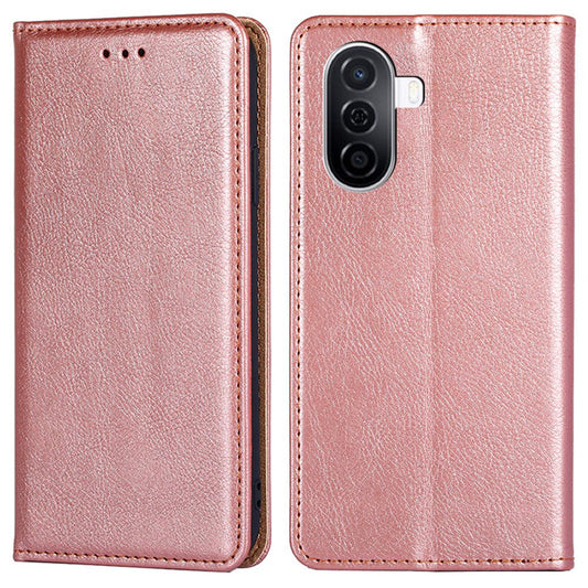For Huawei Enjoy 50 / nova Y70 4G / nova Y70 Plus 4G Magnetic Absorption Phone Case PU Leather Stand Wallet Shell Protector