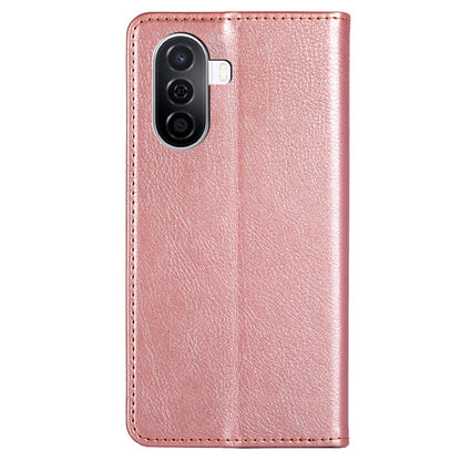 For Huawei Enjoy 50 / nova Y70 4G / nova Y70 Plus 4G Magnetic Absorption Phone Case PU Leather Stand Wallet Shell Protector