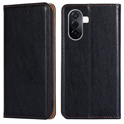 For Huawei Enjoy 50 / nova Y70 4G / nova Y70 Plus 4G Magnetic Absorption Phone Case PU Leather Stand Wallet Shell Protector