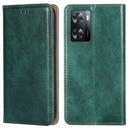 Magnetic Auto Closure Leather Phone Case for Oppo A57 4G, Foldable Stand Wallet All-round Protective Shell