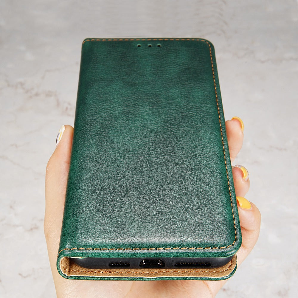 Magnetic Auto Closure Leather Phone Case for Oppo A57 4G, Foldable Stand Wallet All-round Protective Shell